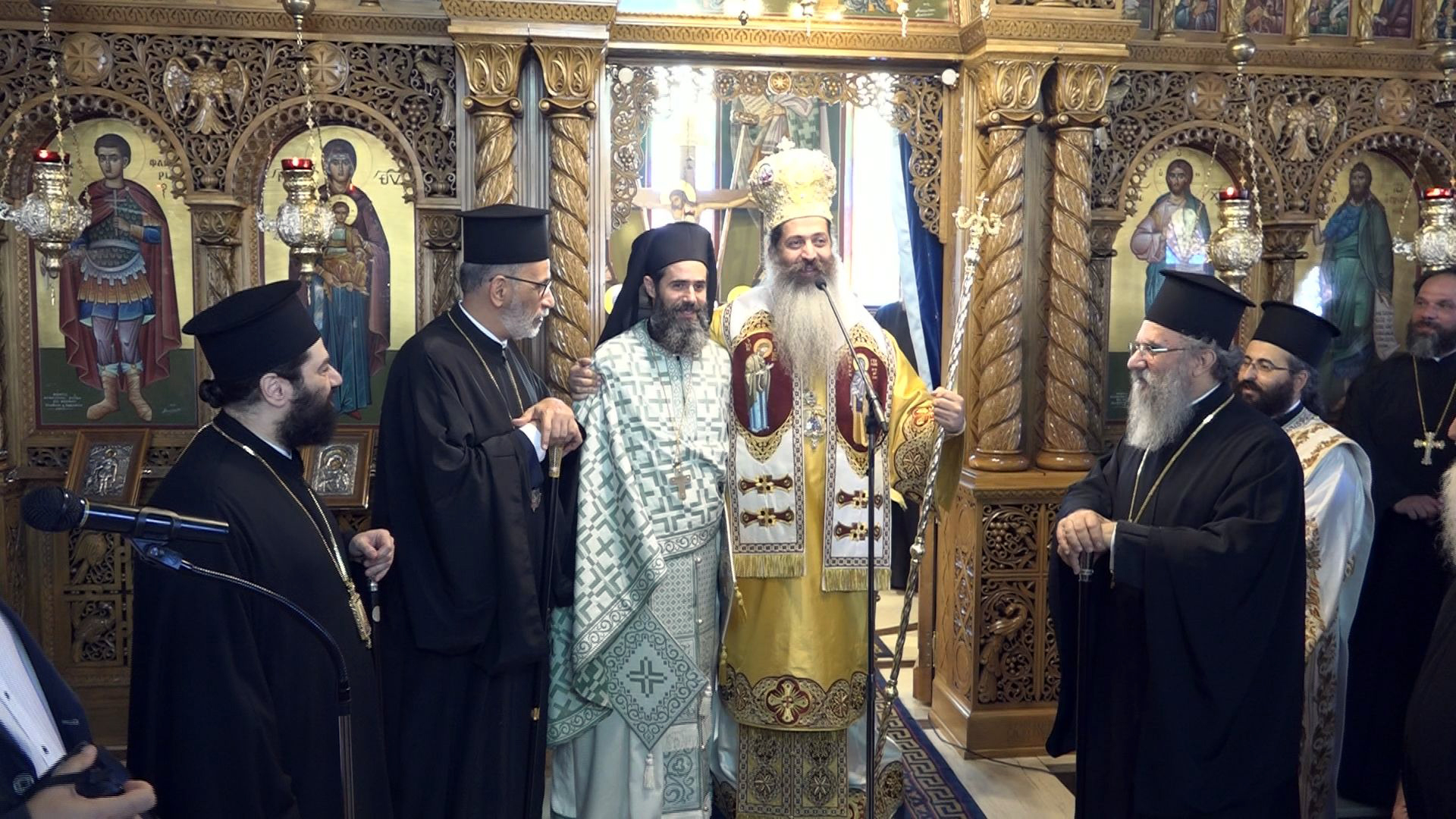 Ι. Παρεκκλήσιον Αγίου Φανουρίου Ιλίου Αρχιερατική Θεία Λειτουργία επί τη μνήμη του Οσίου Συμεών του Νέου Θεολόγου 12-10-2019